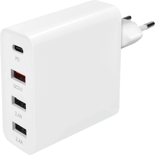 Solight 48 W charging adapter (3× USB-A + 1× USB-C) with QC 3.0 and Power Delivery