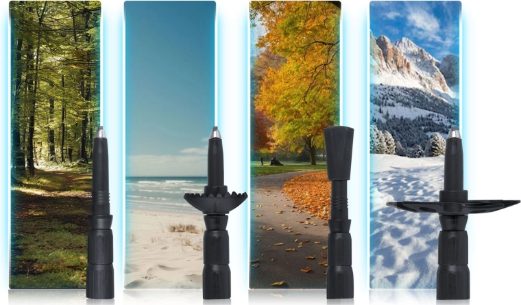 Set opzetstukken voor elk oppervlak