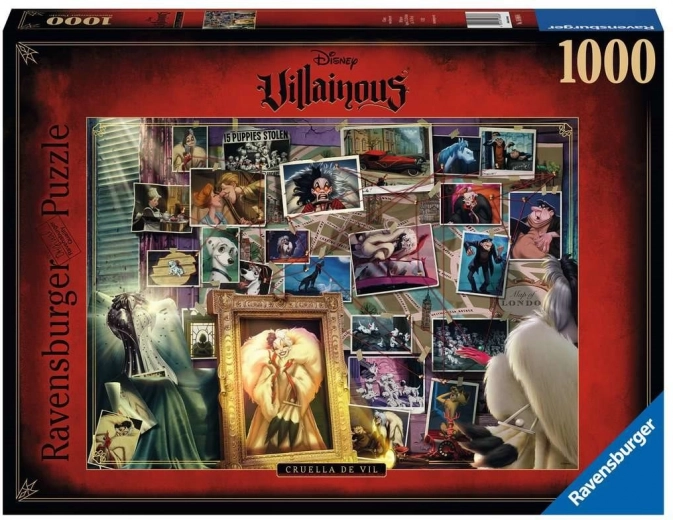 Ravensburger Puzzle Villainous: Cruella de Vil 1000 pieces