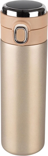 Thermomok 420 ml met LED-display goudkleurig