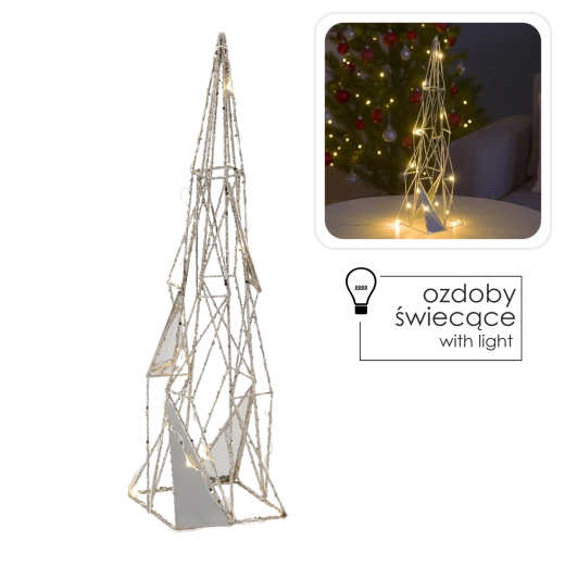 Warm, cozy lighting with 30 LEDs