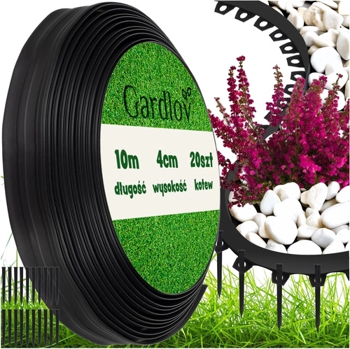 Gardlov Garden Edging 4 cm x 10 m, Black