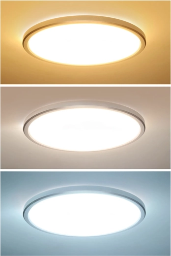 Choix entre trois couleurs de lumière