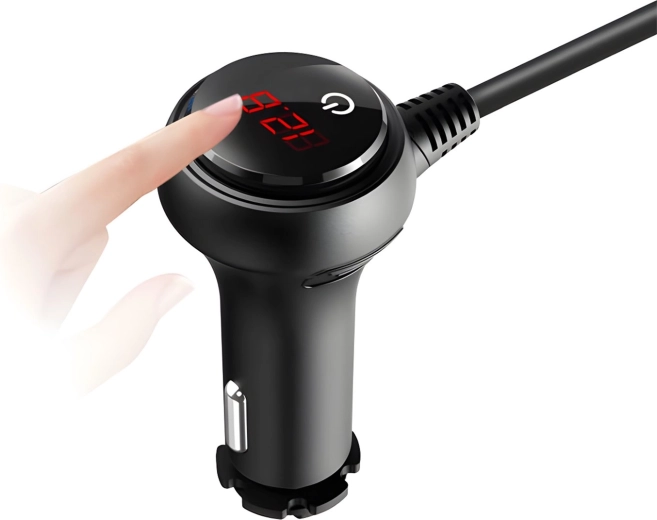 Digital voltmeter and touch power control