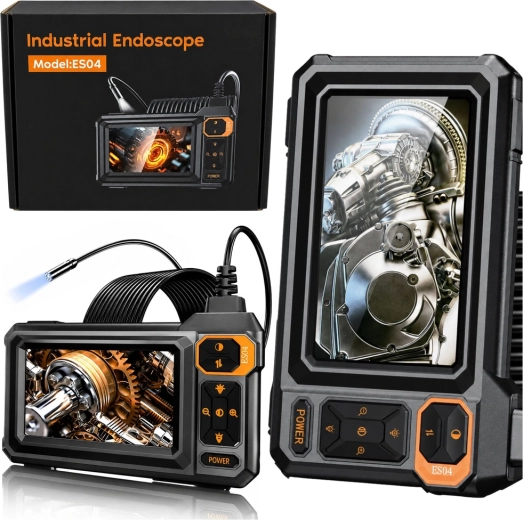 Inspectie-endoscoopcamera met LCD 4,3" en 8 LED (IP67)