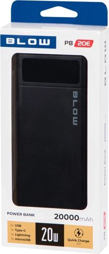 Fast charging QC 3.0 and PD up to 22.5 W