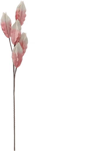 Decorative artificial flower 105 cm pink