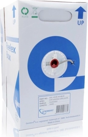 Geschirmtes Netzwerkkabel FTP Cat 5e, AWG24, 305 m, grau