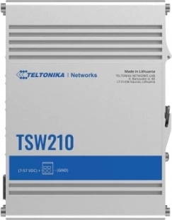 Switch Ethernet industriel Teltonika TSW210 2x SFP 8x GbE rail DIN