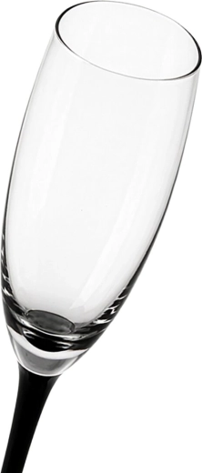 Flute shape for sparkling beverages
