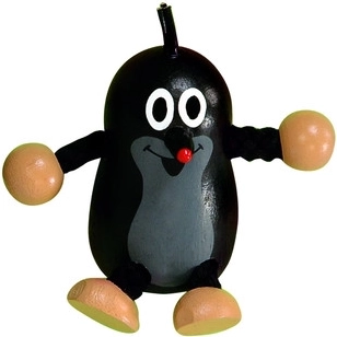 Figurine magnétique en bois La Petite Taupe DETOA