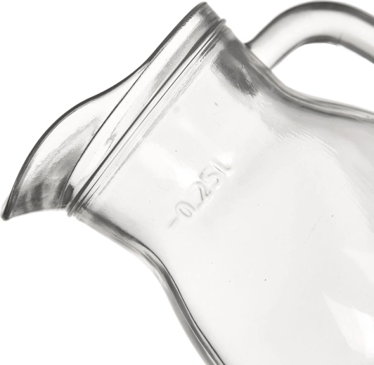 Nauwkeurig doseren dankzij de 0,25 l markering