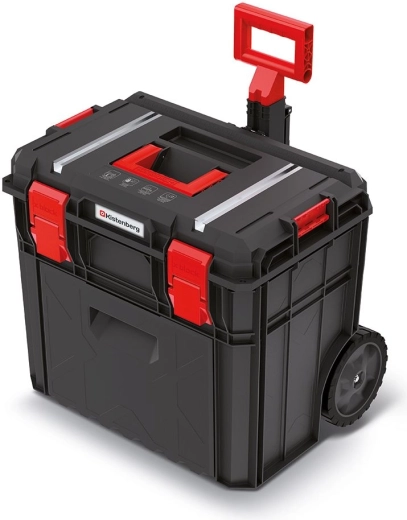 X-block Tech rolling tool case 546 × 380 × 510 mm, black