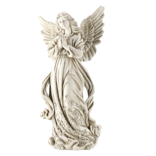 Ange en prière comme décoration intérieure intemporelle