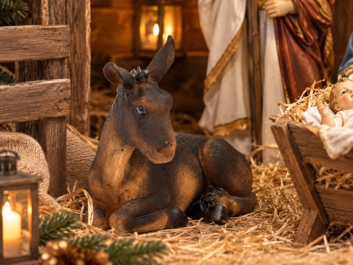Realistische aanvulling voor de kerststal