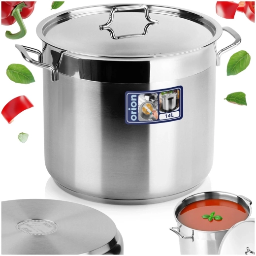 Large 14 l capacity with practical lid