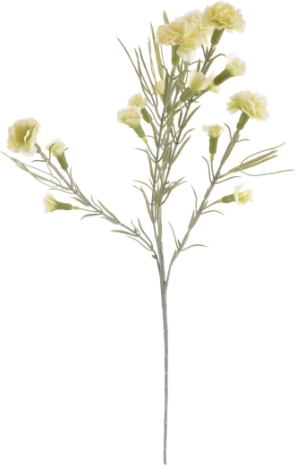 Artificial White Carnation 63 cm