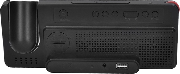 FM-Radio und Dual-Alarm für flexibles Wecken