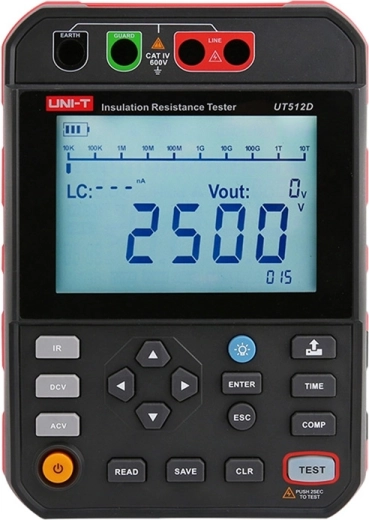 Hoogspannings-isolatieweerstandstester Uni-T UT512D