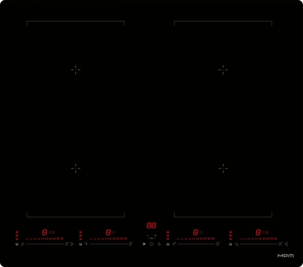 MPM 60 cm induction hob with Flex Zone