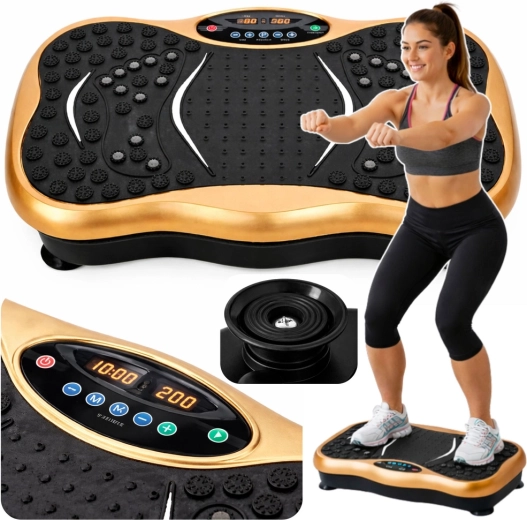 Vibrerend fitnessplatform met Bluetooth-luidsprekers