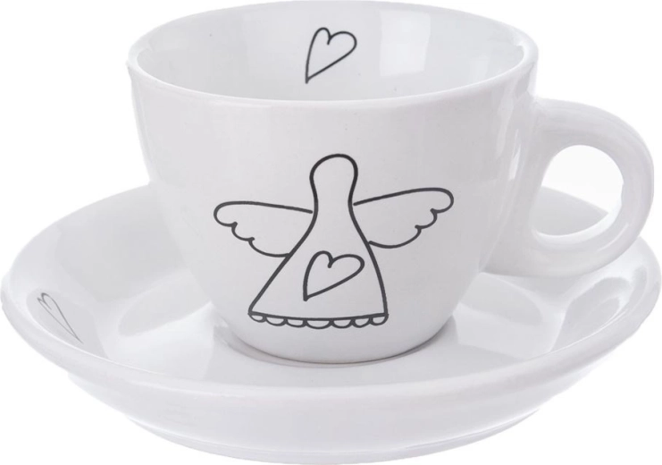 Stylish design with angel motif