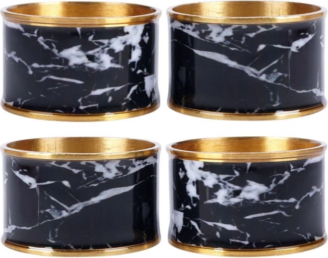 Luxurious marble effect with golden edges
