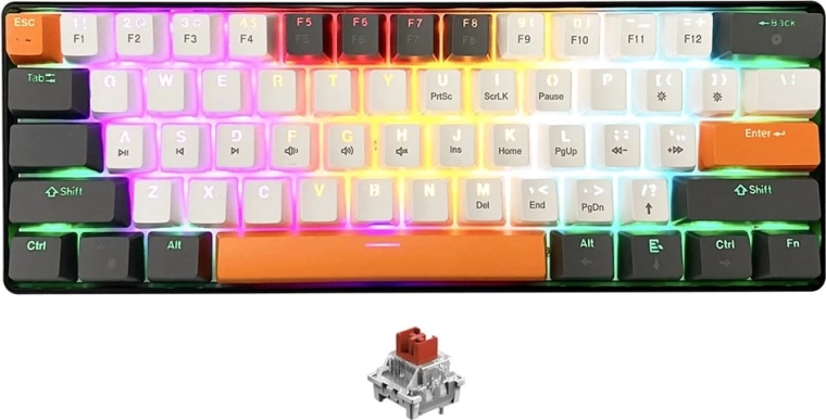 clavier mécanique ZONE 61 avec switches Red