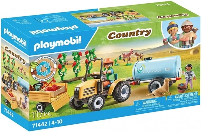 Playmobil Country Tracteur avec citerne à eau
