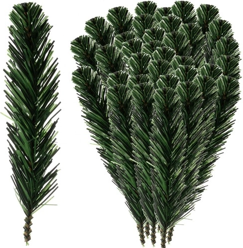 set of artificial spruce twigs 21 cm – 40 pcs ruhhy