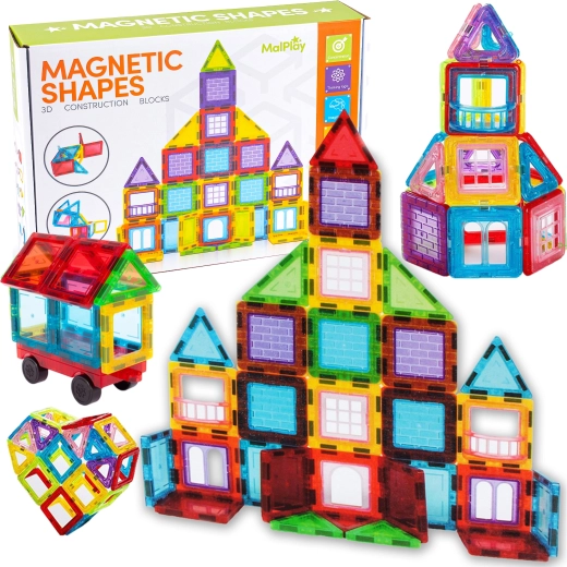 Magnetische 3D bouwset – 45 delen