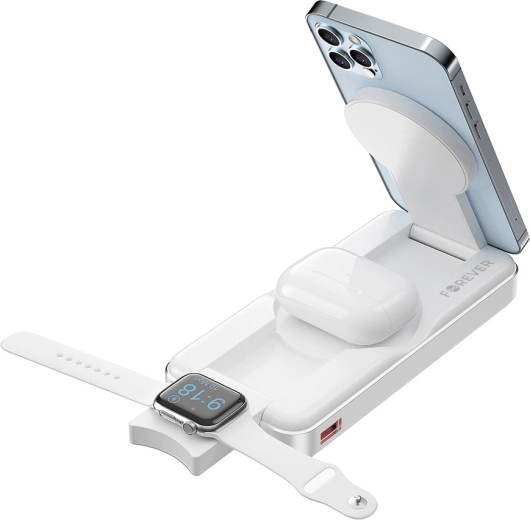 Charge up to three devices at once