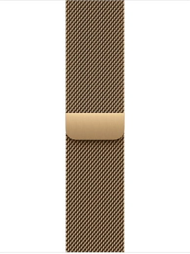 Milanese-Armband für Uhren 42 mm in Gold