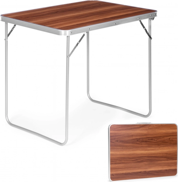 Klapptisch 80 × 60 cm in Holzoptik