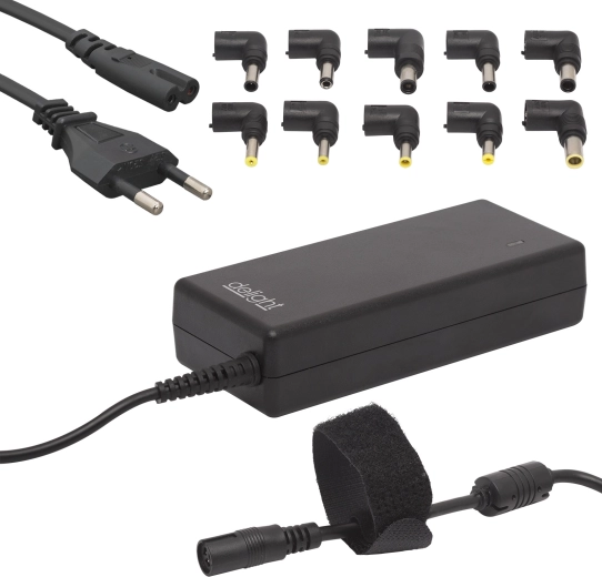 Universele netadapter voor laptops 90 W met voedingskabel