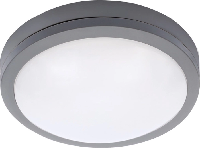 Solight LED buitenplafond- en wandlamp Siena grijs 20 W