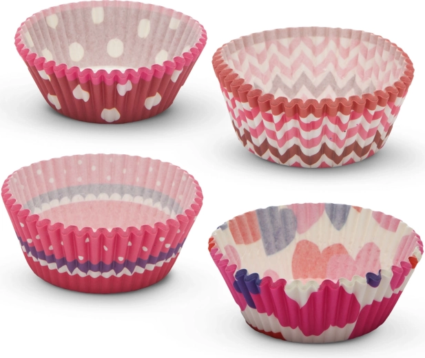 Colorful paper baking cups