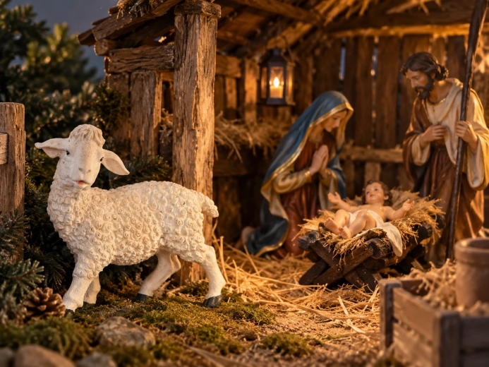 Harmonische Ergänzung der Weihnachtskrippe