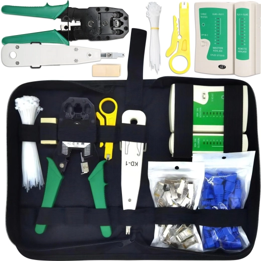 Network Tool Kit with Cable Tester BS-468