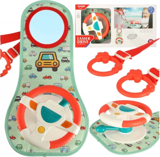 Volant d'enfant interactif pour voiture avec LED et sons