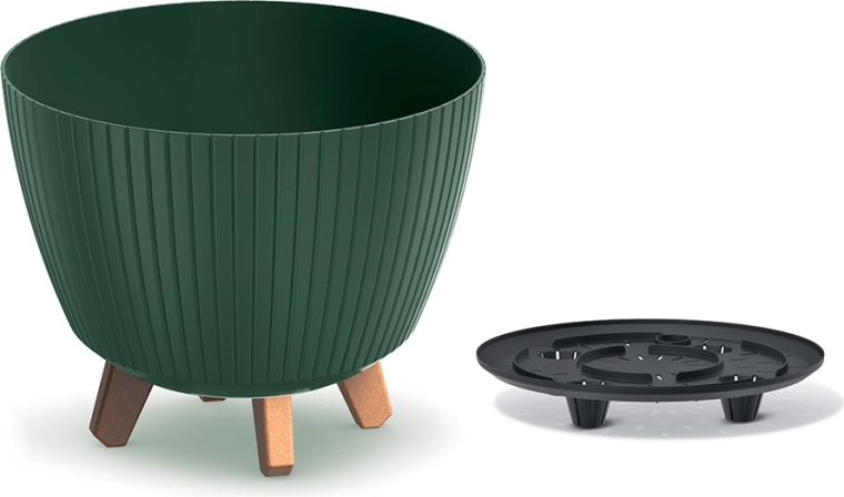 Lamia Flowerpot dark green 23.2 cm