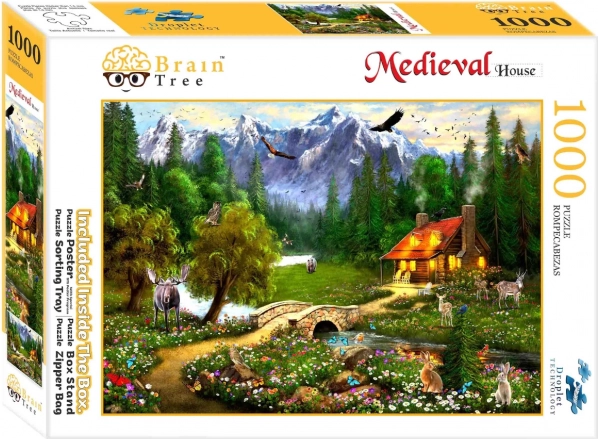 Puzzle Brain Tree - Mountain Cabin 1000 pieces