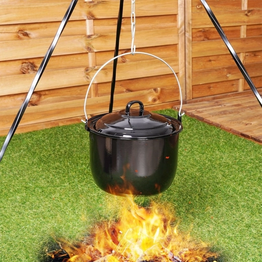 For cooking over a fire and at home