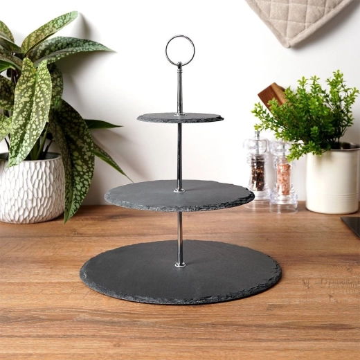 Ardoise naturelle et métal stable