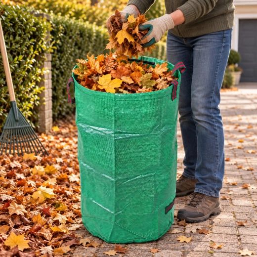 Remplissage facile avec les déchets de jardin