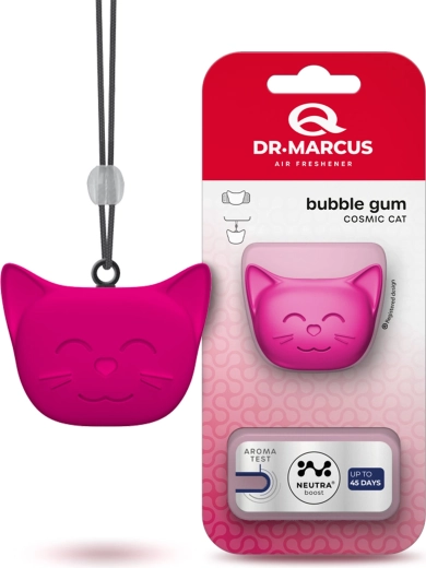 Dr. Marcus Cosmic Cat luchtverfrisser voor in de auto Bubble Gum