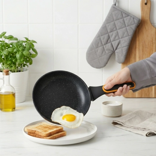 Anti-aanbak granieten oppervlak voor gezond koken