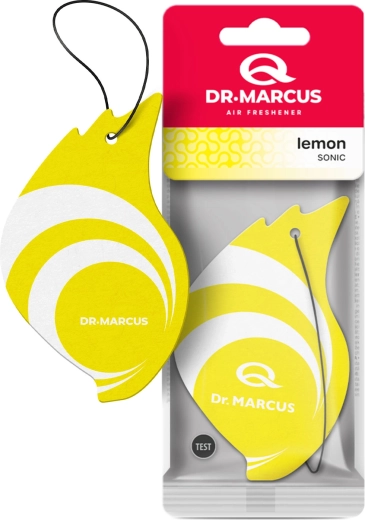 Dr. Marcus Sonic hangende luchtverfrisser voor in de auto Lemon