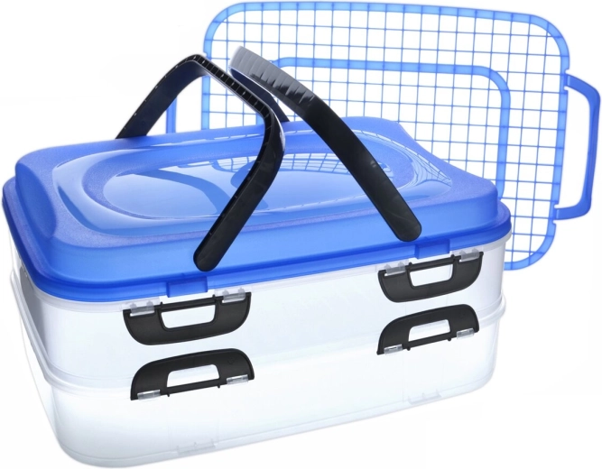 Two-tier compartments for organized storage