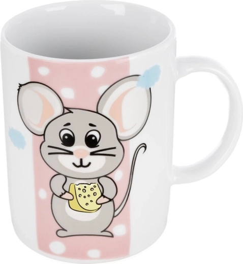 Schattig muis-motief waar kinderen blij van worden